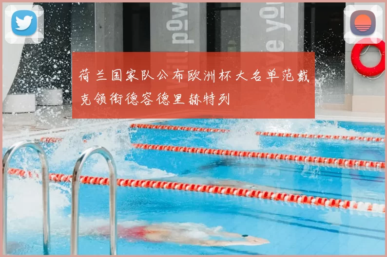 荷兰国家队公布欧洲杯大名单范戴克领衔德容德里赫特列